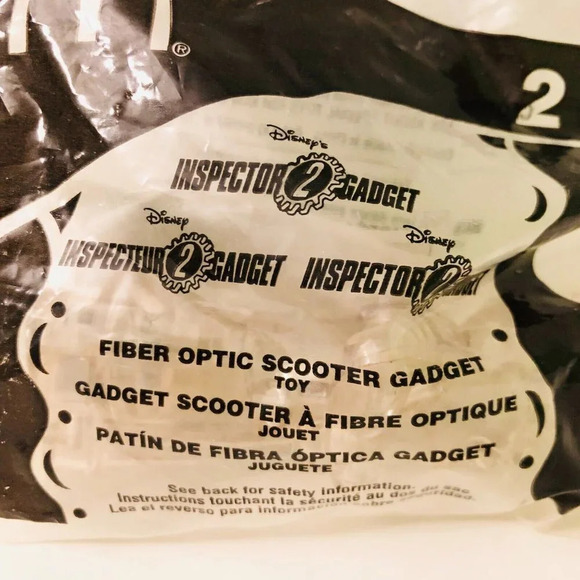 2003 McDonalds Inspector Gadget 2 Fiber Optic Scooter Gadget Toy - Picture 2 of 8
